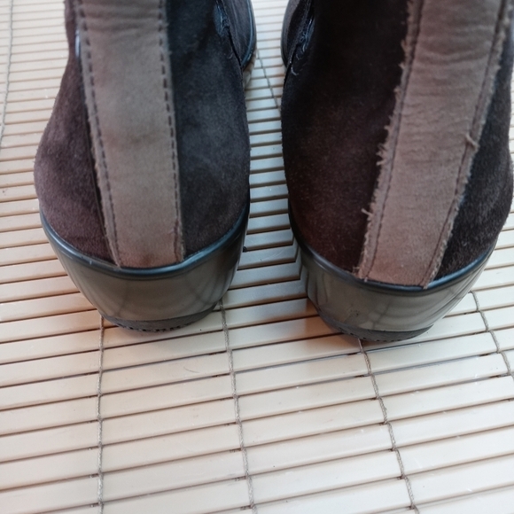 SPERRY TOP-SIDER weatherproof Brown Suede Pull On wedge heel sz 9M Women’s Boot. - Picture 9 of 13